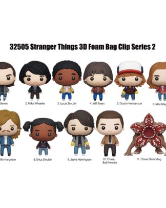Stranger Things 3D PVC-Taschenanhänger Series 2 Display (24)