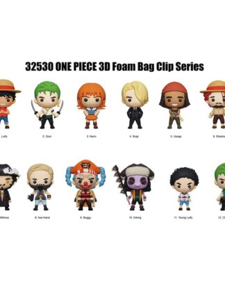 One Piece 3D PVC-Taschenanhänger Netflix Series 1 Display (24)