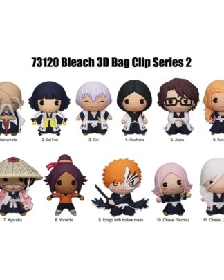 Bleach 3D PVC-Taschenanhänger Series 2 Display (24)