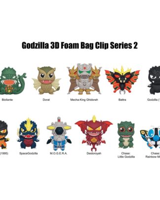Godzilla 3D PVC-Taschenanhänger Series 2 Display (24)