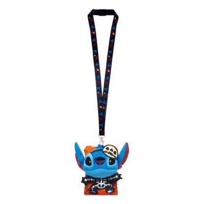 Lilo & Stitch Schlüsselband Stitch Skeleton mit Kartenhaltertasche