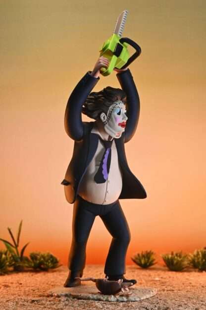 Texas Chainsaw Massacre Toony Terrors Actionfigur 50th Anniversary Pretty Woman Leatherface 15 cm - Beschädigte Verpackung – Bild 4