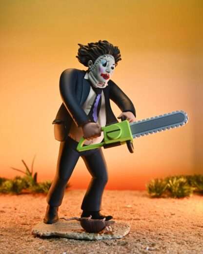 Texas Chainsaw Massacre Toony Terrors Actionfigur 50th Anniversary Pretty Woman Leatherface 15 cm - Beschädigte Verpackung – Bild 5