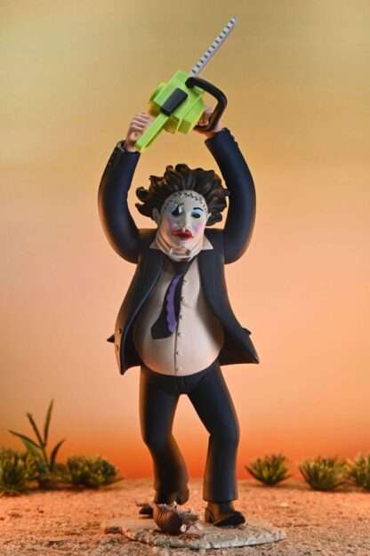 Texas Chainsaw Massacre Toony Terrors Actionfigur 50th Anniversary Pretty Woman Leatherface 15 cm - Beschädigte Verpackung – Bild 7