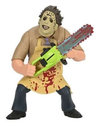 Texas Chainsaw Massacre Toony Terrors Actionfigur 50th Anniversary Leatherface (Bloody) 15 cm - Beschädigte Verpackung