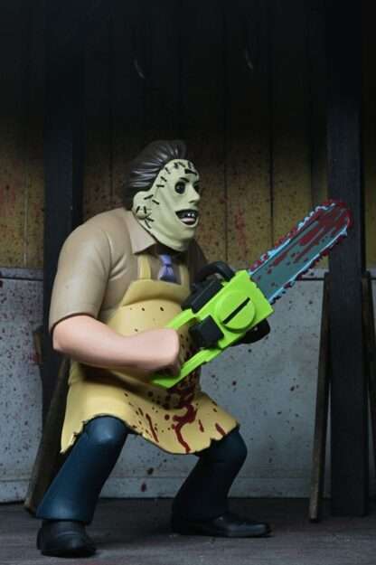 Texas Chainsaw Massacre Toony Terrors Actionfigur 50th Anniversary Leatherface (Bloody) 15 cm - Beschädigte Verpackung – Bild 6