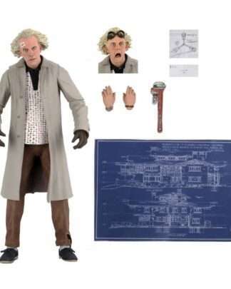 Zurück in die Zukunft Actionfigur Ultimate Doc Brown 18 cm