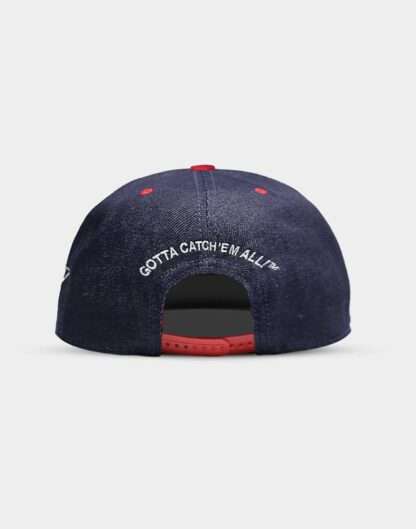 Pokemon Denim Snapback Cap Logo – Bild 3