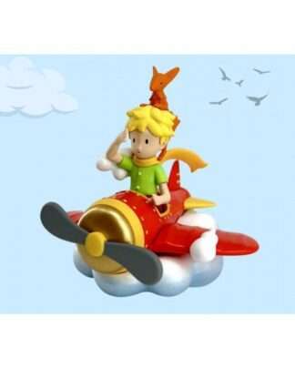 Der Kleine Prinz Figur Little Prince & Fox on the Plane 7 cm