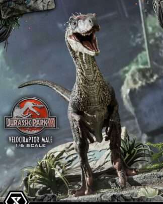 Jurassic Park III Legacy Museum Collection Statue 1/6 Velociraptor Male 40 cm