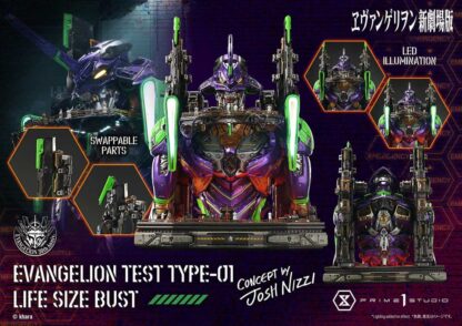 Neon Genesis Evangelion Büste 1/1 Test Type-01 (Concept by Josh Nizzi) 86 cm – Bild 4