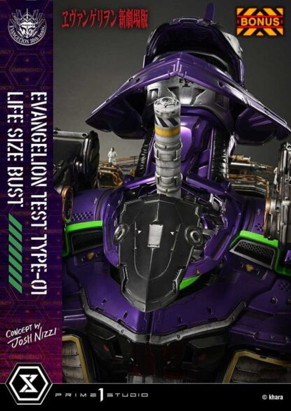 Neon Genesis Evangelion Büste 1/1 Test Type-01 (Concept by Josh Nizzi) Bonus Ver. 86 cm – Bild 12