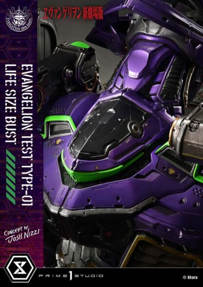 Neon Genesis Evangelion Büste 1/1 Test Type-01 (Concept by Josh Nizzi) Bonus Ver. 86 cm – Bild 19
