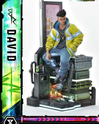 Cyberpunk: Edgerunners Real Elite Masterline Series Statue 1/4 David Deluxe Bonus Version 58 cm