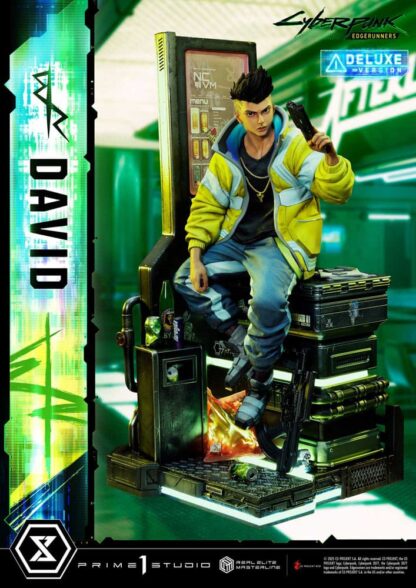 Cyberpunk: Edgerunners Real Elite Masterline Series Statue 1/4 David Deluxe Bonus Version 58 cm – Bild 2
