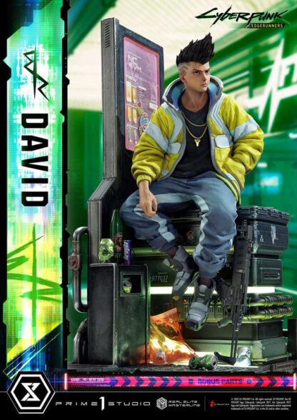 Cyberpunk: Edgerunners Real Elite Masterline Series Statue 1/4 David Deluxe Bonus Version 58 cm – Bild 8