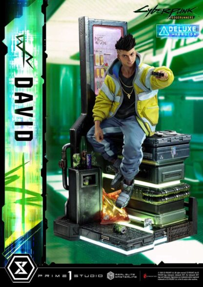 Cyberpunk: Edgerunners Real Elite Masterline Series Statue 1/4 David Deluxe Bonus Version 58 cm – Bild 10