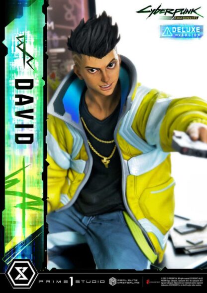 Cyberpunk: Edgerunners Real Elite Masterline Series Statue 1/4 David Deluxe Bonus Version 58 cm – Bild 12
