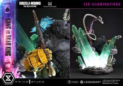 Godzilla x Kong: The New Empire Ultimate Diorama Masterline Series Statue Kong vs Skar King 104 cm – Bild 6