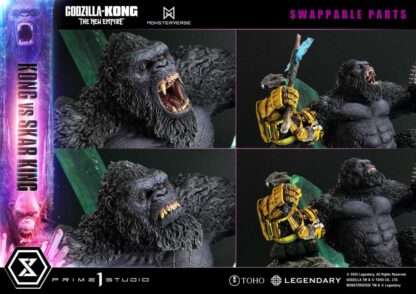 Godzilla x Kong: The New Empire Ultimate Diorama Masterline Series Statue Kong vs Skar King 104 cm – Bild 7