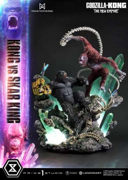 Godzilla x Kong: The New Empire Ultimate Diorama Masterline Series Statue Kong vs Skar King 104 cm – Bild 8