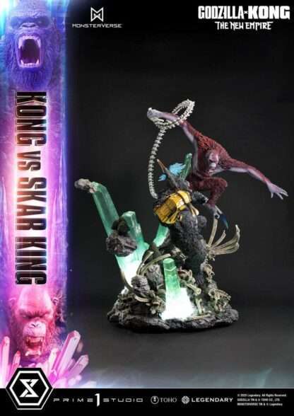 Godzilla x Kong: The New Empire Ultimate Diorama Masterline Series Statue Kong vs Skar King 104 cm – Bild 10