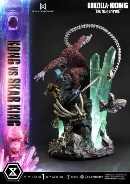 Godzilla x Kong: The New Empire Ultimate Diorama Masterline Series Statue Kong vs Skar King 104 cm – Bild 12