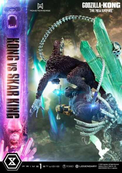 Godzilla x Kong: The New Empire Ultimate Diorama Masterline Series Statue Kong vs Skar King 104 cm – Bild 13