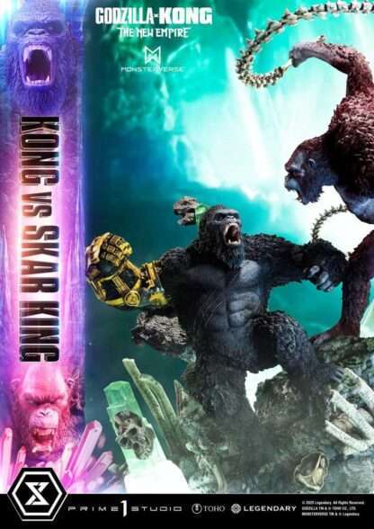 Godzilla x Kong: The New Empire Ultimate Diorama Masterline Series Statue Kong vs Skar King 104 cm – Bild 18