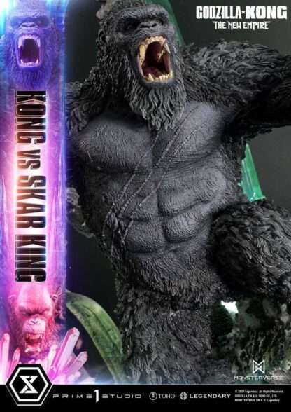 Godzilla x Kong: The New Empire Ultimate Diorama Masterline Series Statue Kong vs Skar King 104 cm – Bild 21