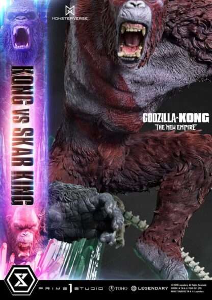 Godzilla x Kong: The New Empire Ultimate Diorama Masterline Series Statue Kong vs Skar King 104 cm – Bild 24