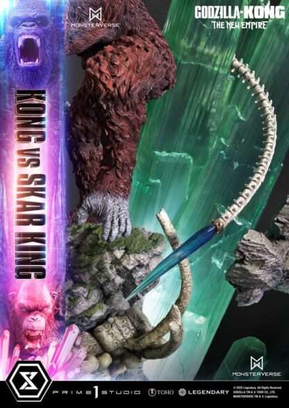Godzilla x Kong: The New Empire Ultimate Diorama Masterline Series Statue Kong vs Skar King 104 cm – Bild 25
