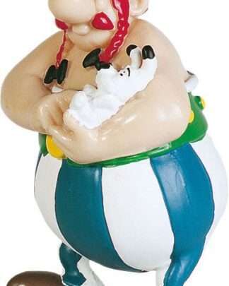 Asterix Figur Obelix mit Idefix 8 cm