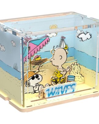 Die Peanuts Puremind DIY Bauset Mini Scene Chilling at the Beach