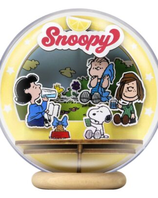 Die Peanuts Puremind Modellbausatz Wooden Theater Globe Picnic Party