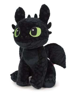 Drachenzähmen leicht gemacht Plüschfigur Toothless Open Eyes Version 60 cm