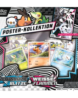 Pokémon TCG Karmesin & Purpur: Schwarze Blitze & Weisse Flammen Poster-Kollektion *Deutsche Version*