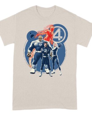 Fantastic Four T-Shirt Group Bubble