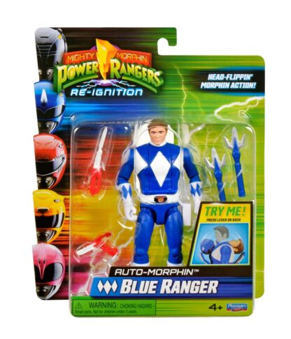 Power Rangers Actionfigur Auto-Morphin Blue Ranger 12 cm – Bild 2