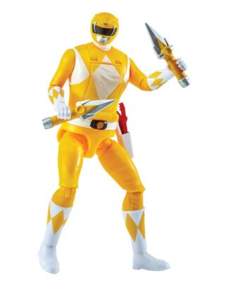 Power Rangers Actionfigur Auto-Morphin Yellow Ranger 12 cm