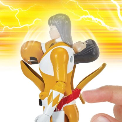 Power Rangers Actionfigur Auto-Morphin Yellow Ranger 12 cm – Bild 7
