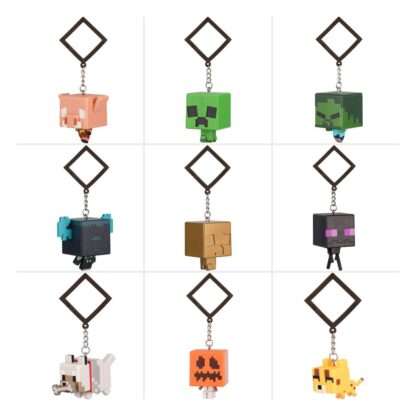 Minecraft Taschenanhänger Backpack Buddies Mystery Bags Series 3 Display (24)