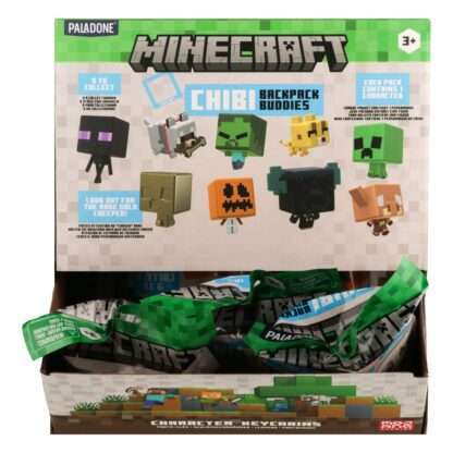 Minecraft Taschenanhänger Backpack Buddies Mystery Bags Series 3 Display (24) – Bild 3
