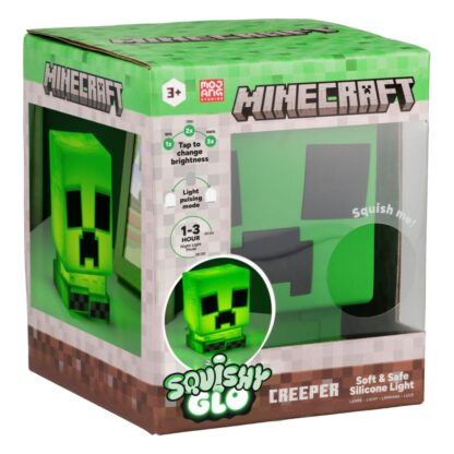 Minecraft Squishy Glo Silikon-Leuchte Creeper 15 cm – Bild 3