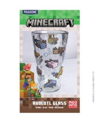 Minecraft Glas Axolotl  - Beschädigte Verpackung