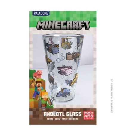 Minecraft Glas Axolotl  - Beschädigte Verpackung
