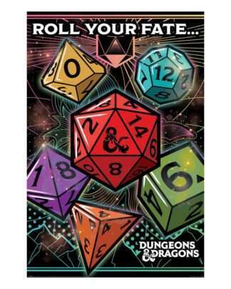 Dungeons & Dragons Poster Set Roll Your Fate 61 x 91 cm (4)