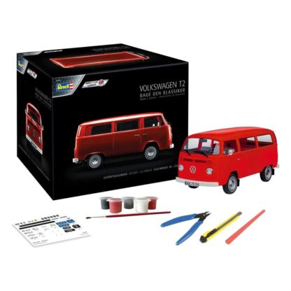 Kultfahrzeug Adventskalender VW T2 Bus 1/24 Modellbausatz – Bild 4