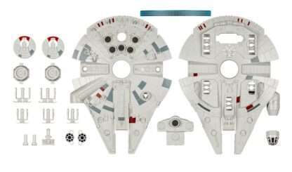 Star Wars Modellbausatz 1/164 Millennium Falcon 21 cm – Bild 6