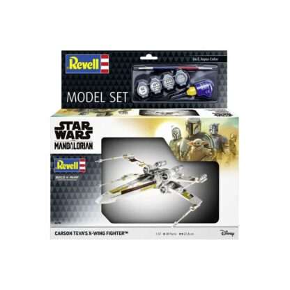 Star Wars Modellbausatz mit Basiszubehör 1/57 Carson Teva's X-Wing Fighter 22 cm – Bild 3